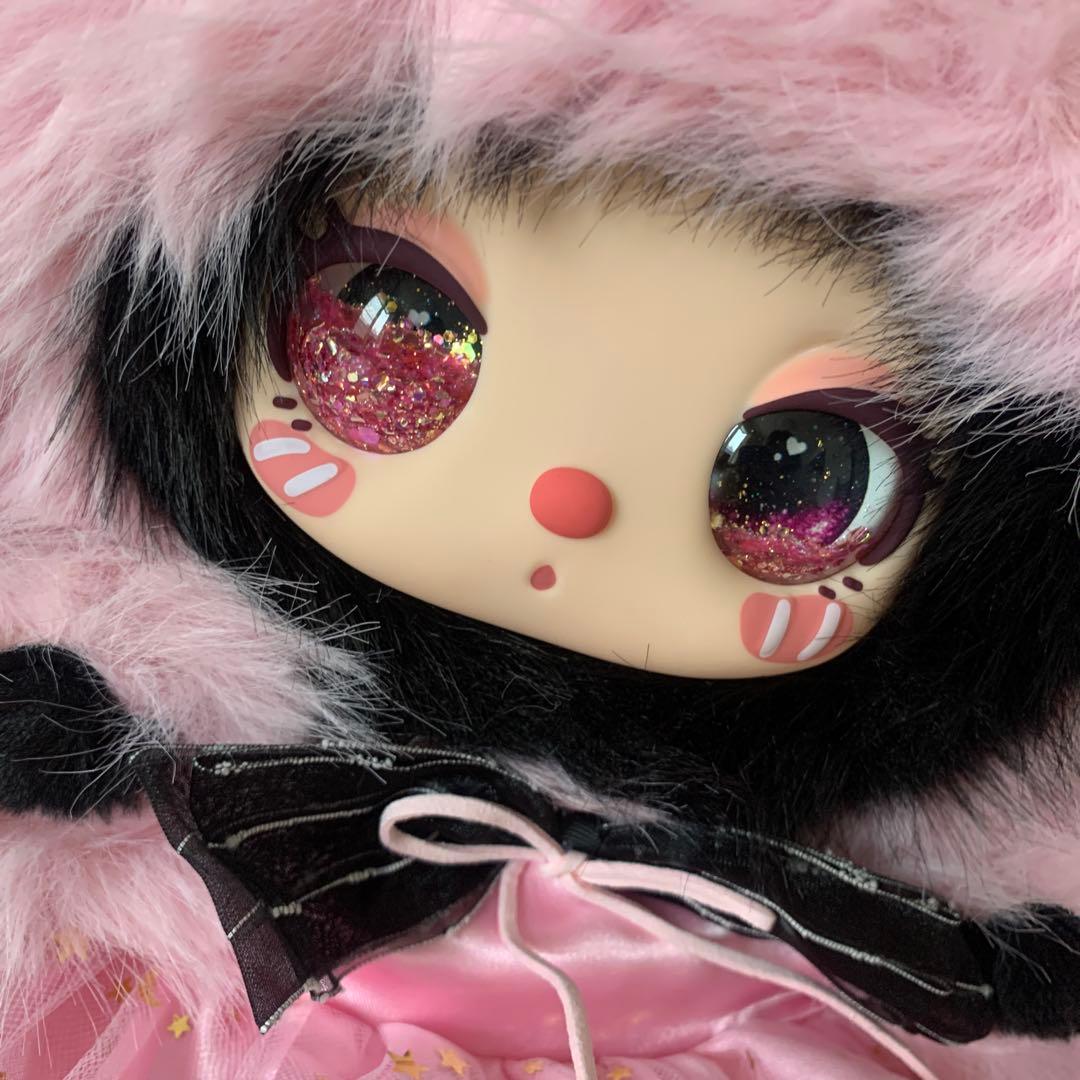 リラちゃんシークレット！ふわふわピンクぬいぐるみ