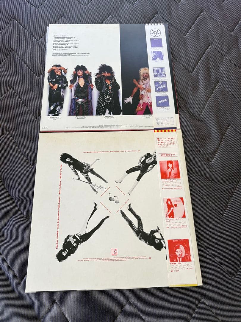 MÖTLEY CRÜE レコード二枚セット