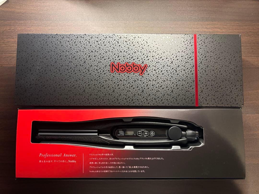 【保証書付き】Nobby ストレート ヘア アイロン NBS1200