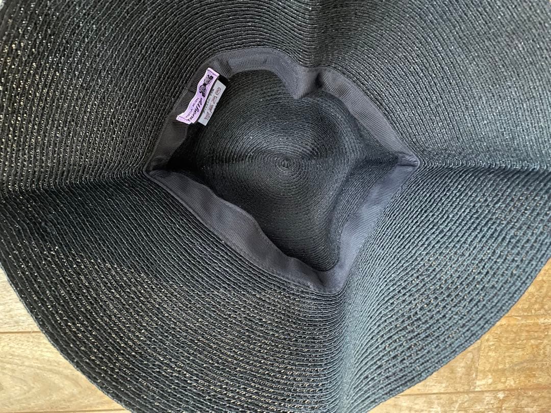 ほぼ新品 Athena NewYork アシーナニューヨーク リサコ 麦わら帽子