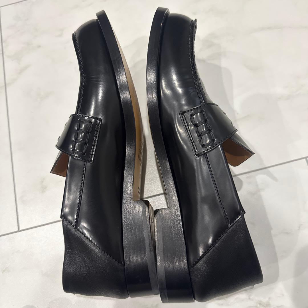 Maison Margiela ブラック ローファー 38 メゾンマルジェラ