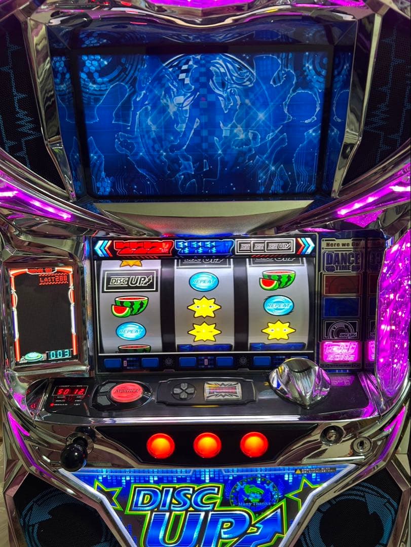 ディスクアップ 青パネル 不要機付き パチンコ パチスロ スロット 実機