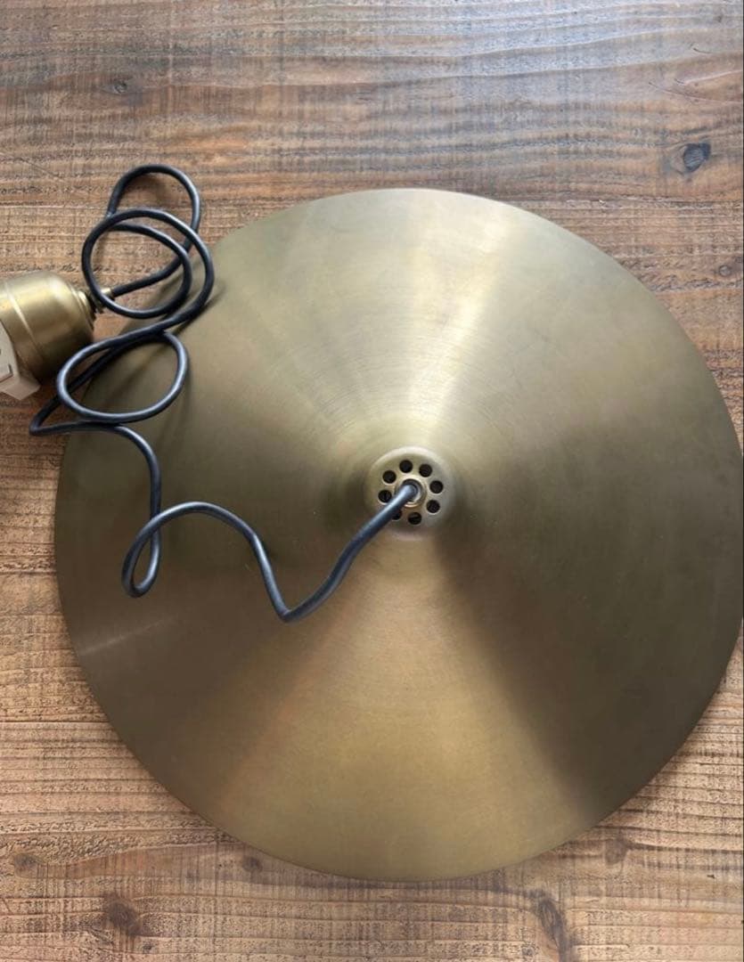 flame 真鍮製ペンダントライト brass L natural φ460㍉