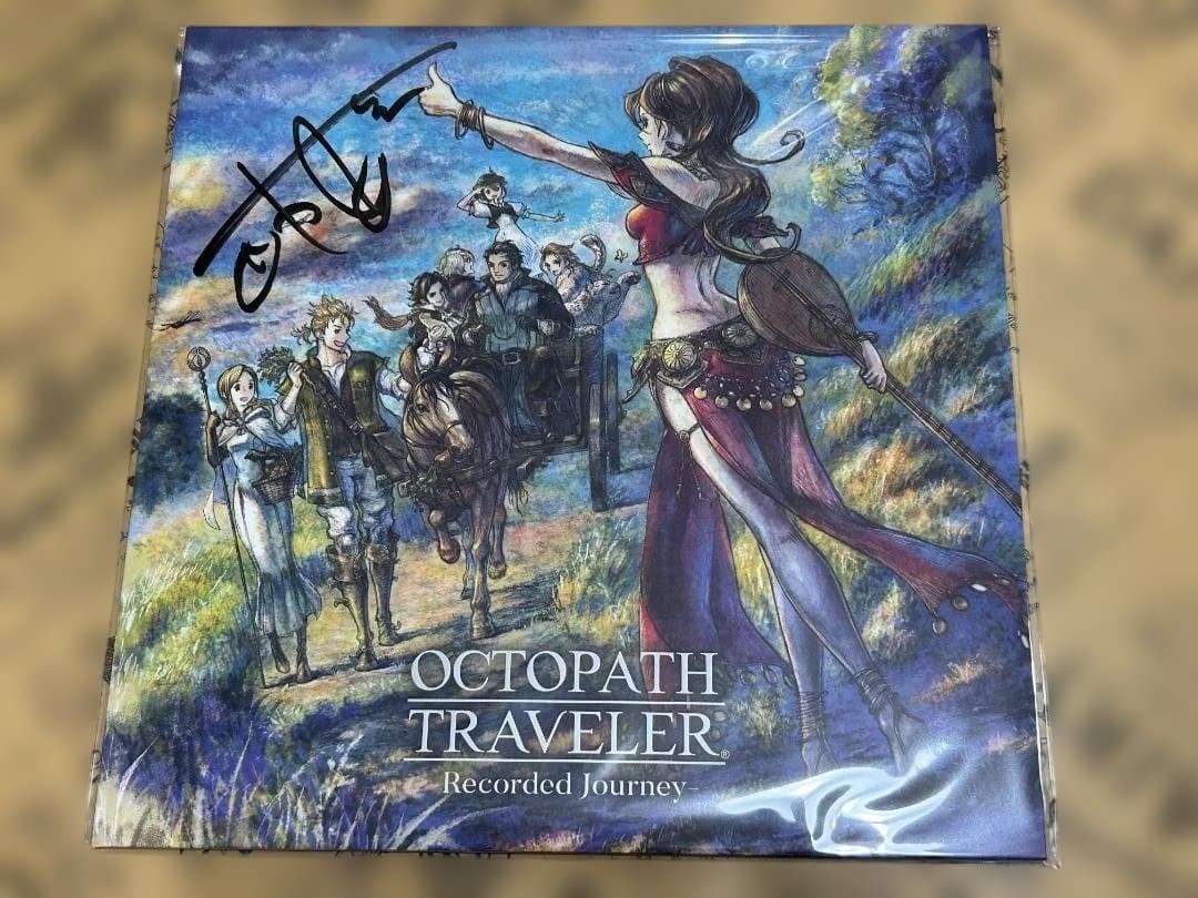 オクトパストラベラー　lp アナログレコード　西木康智直筆サイン入り　新品未開封