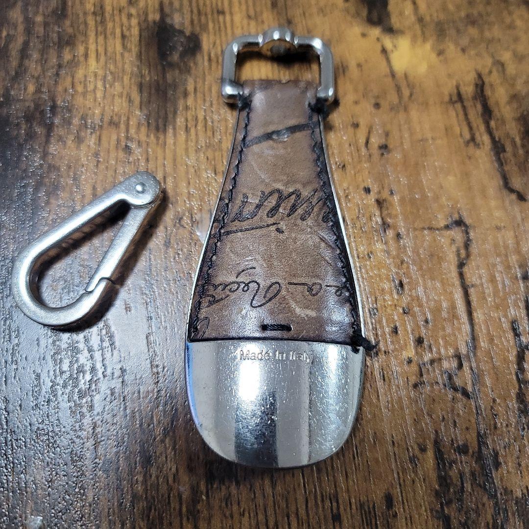 Berluti ブラウン レザー キーケース Made in Italy