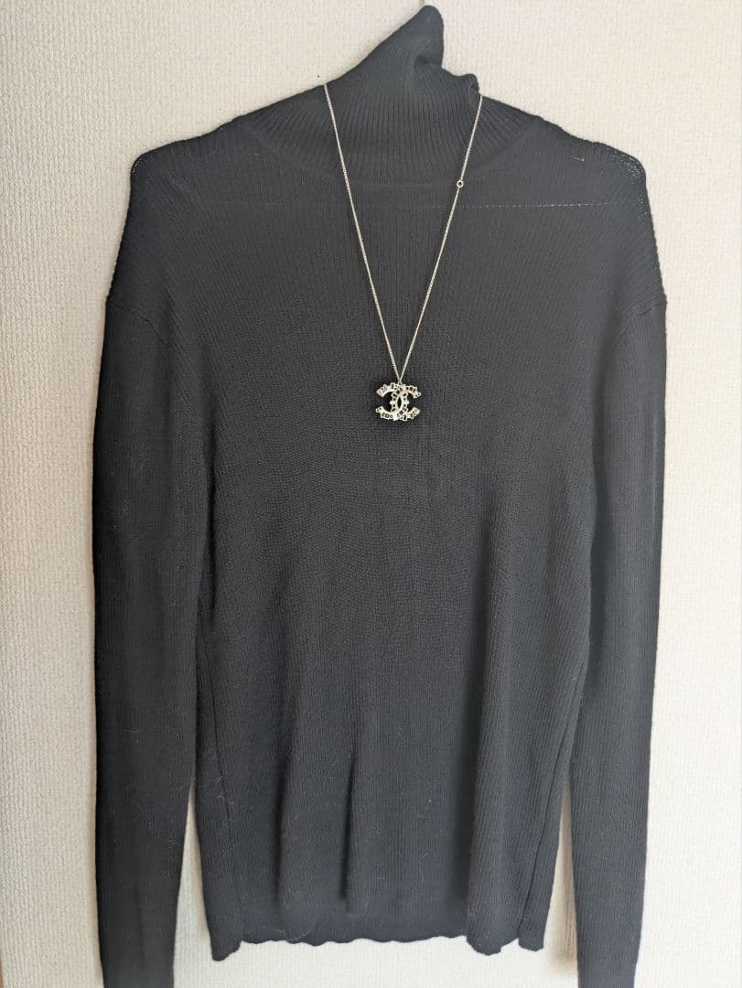 CHANEL ロゴペンダントネックレス