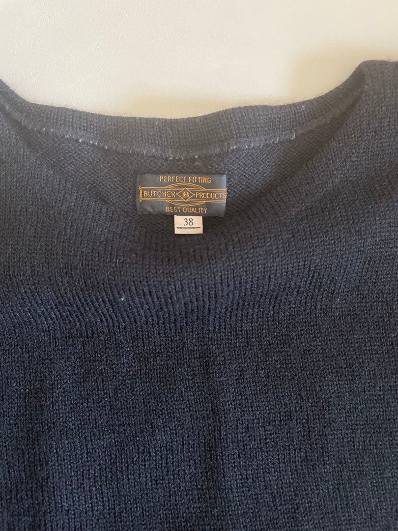 butcher products atlast&co ボートネックニット