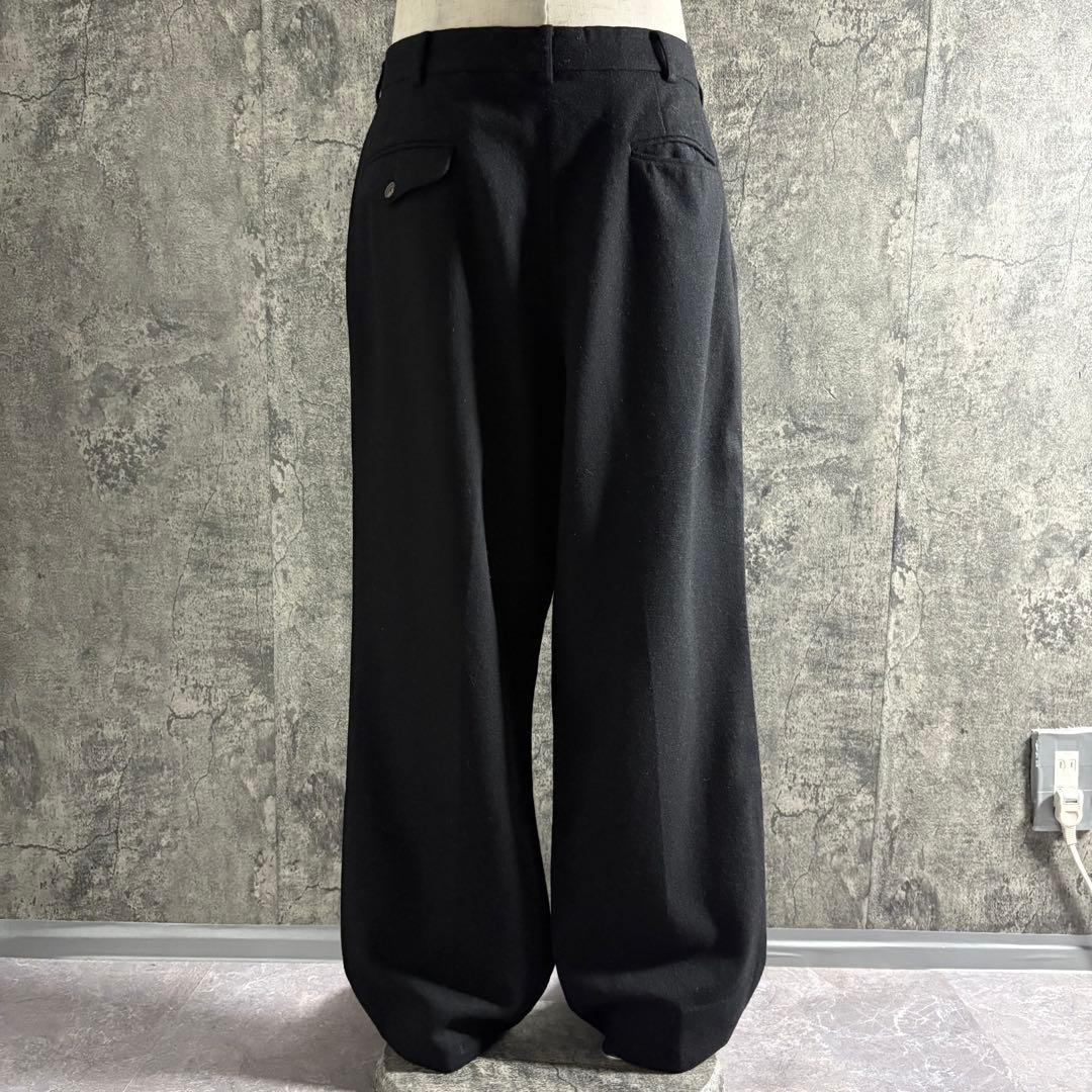 パンツ 90s Vintage pure wool 2tuck wide slacks