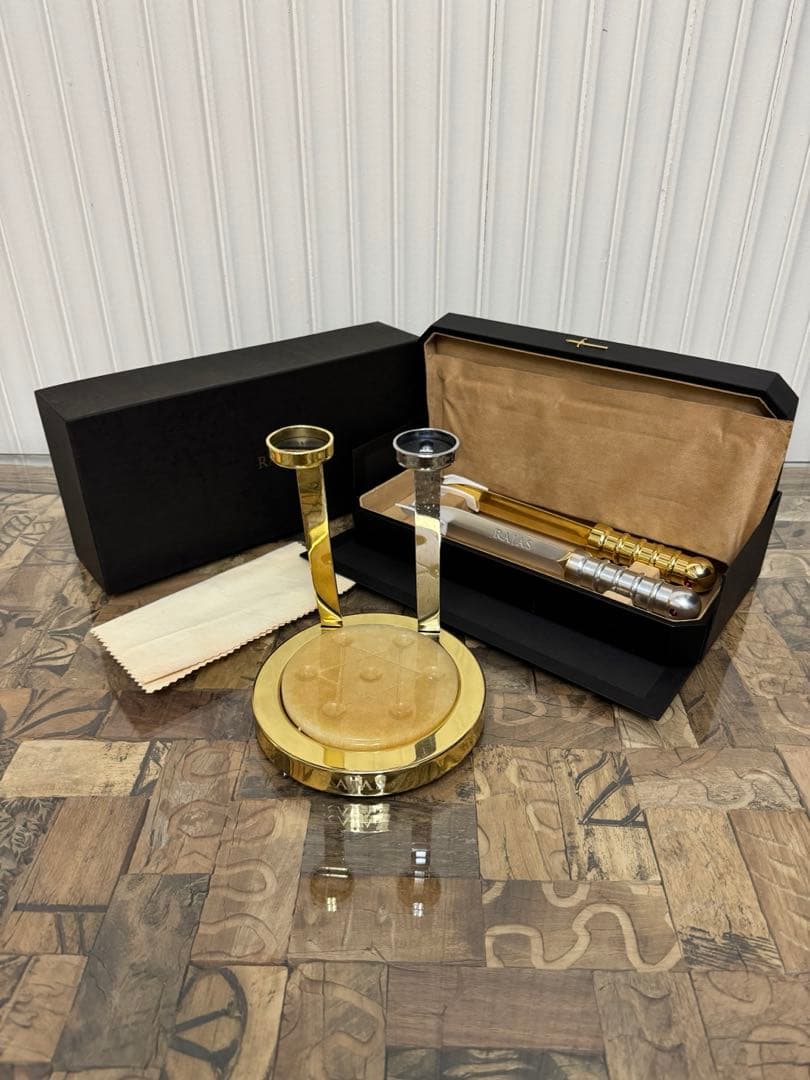 新リンパ療法 ラジャス剣　スタンド　セット　極美品