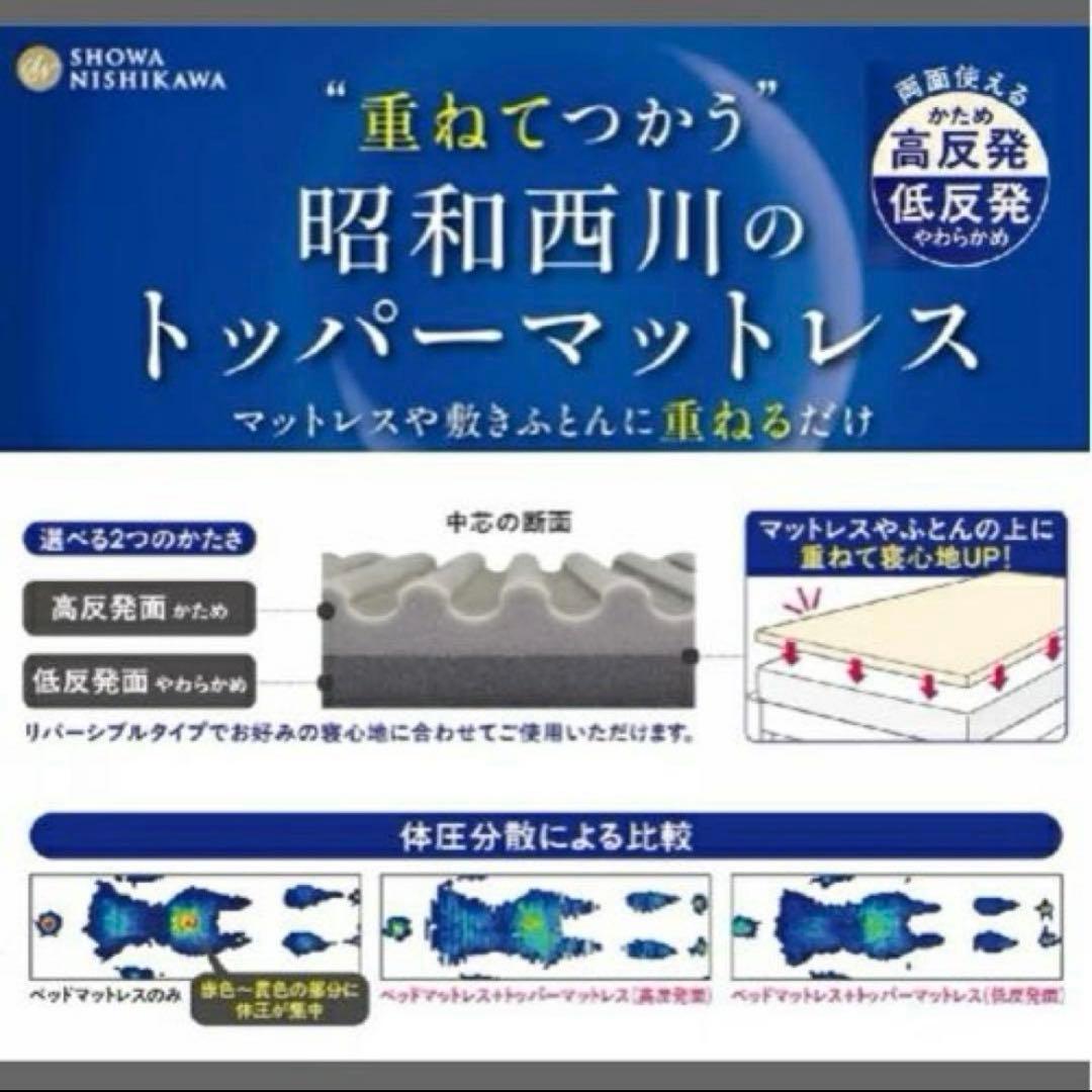 【新品】昭和西川 トッパーマットレス シングルサイズ