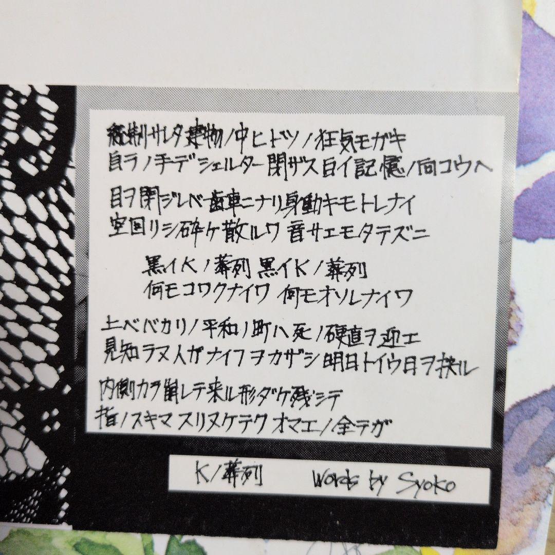 G-SCHMITT 1st 20cmソノシート RBFレーベル