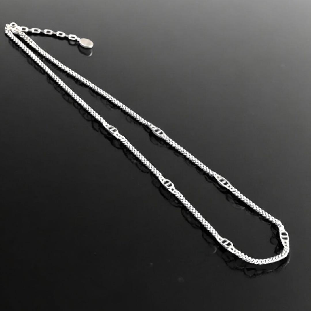 【美品】ディオール　CD アイコン　チェーンリンク　ネックレス　シルバー　925