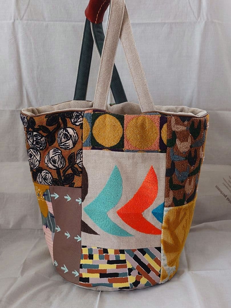 ミナペルホネン piece bag bucket bag 　mix正規品