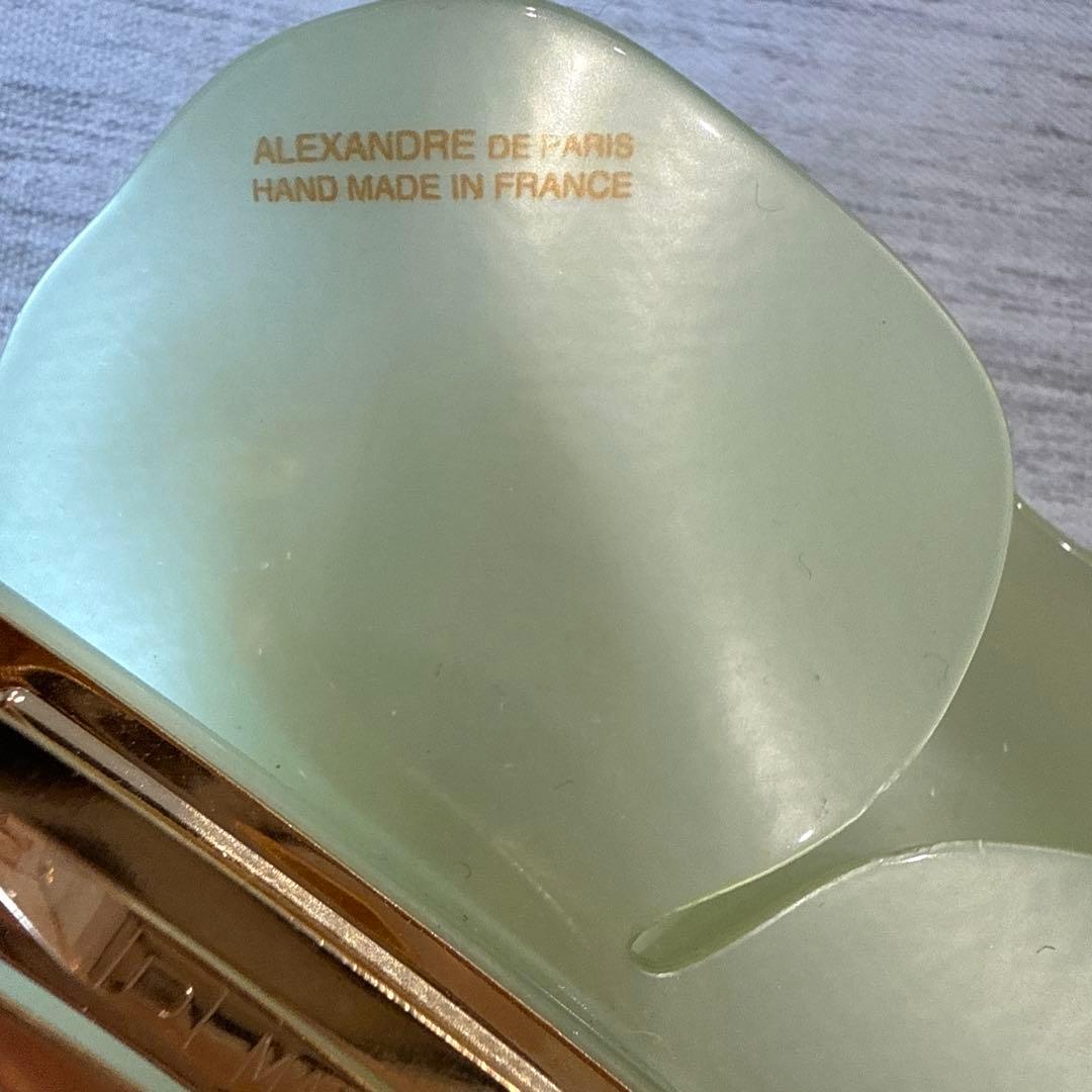 is omine　アレクサンドル　ドゥ　パリ　バレッタ　グリーン