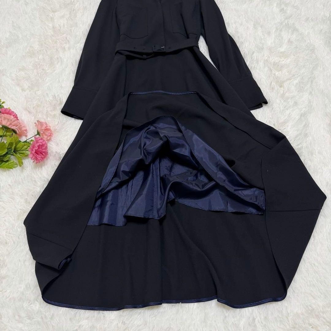 【美品】アルアバイル　キョウネンポリエステルスラッシュネックワンピース　1