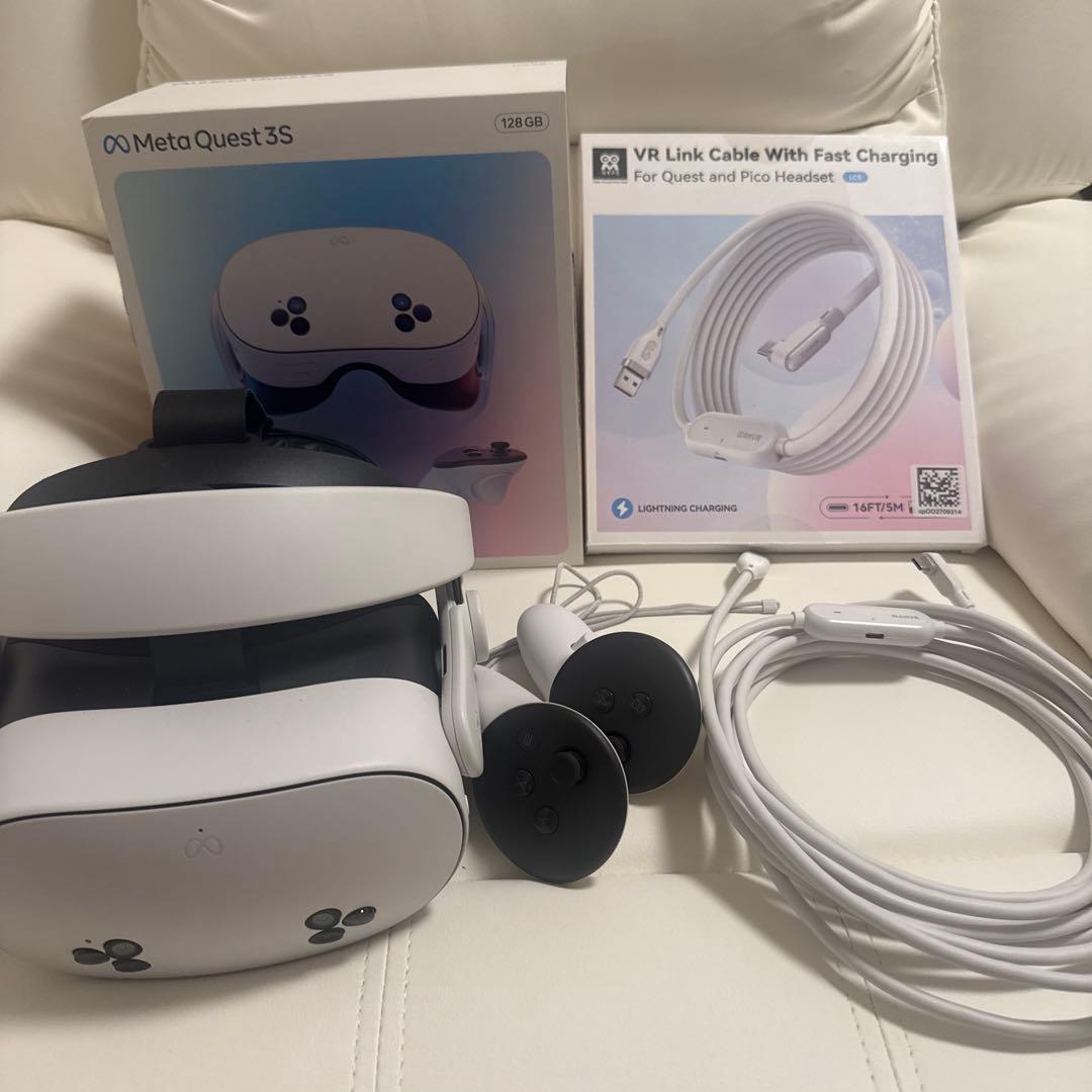  Quest 3S ヘッドストラップ 充電器付き