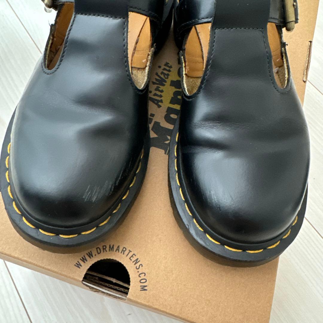 Dr. Martens ブラック ローファー POLLEY メリージェーン23