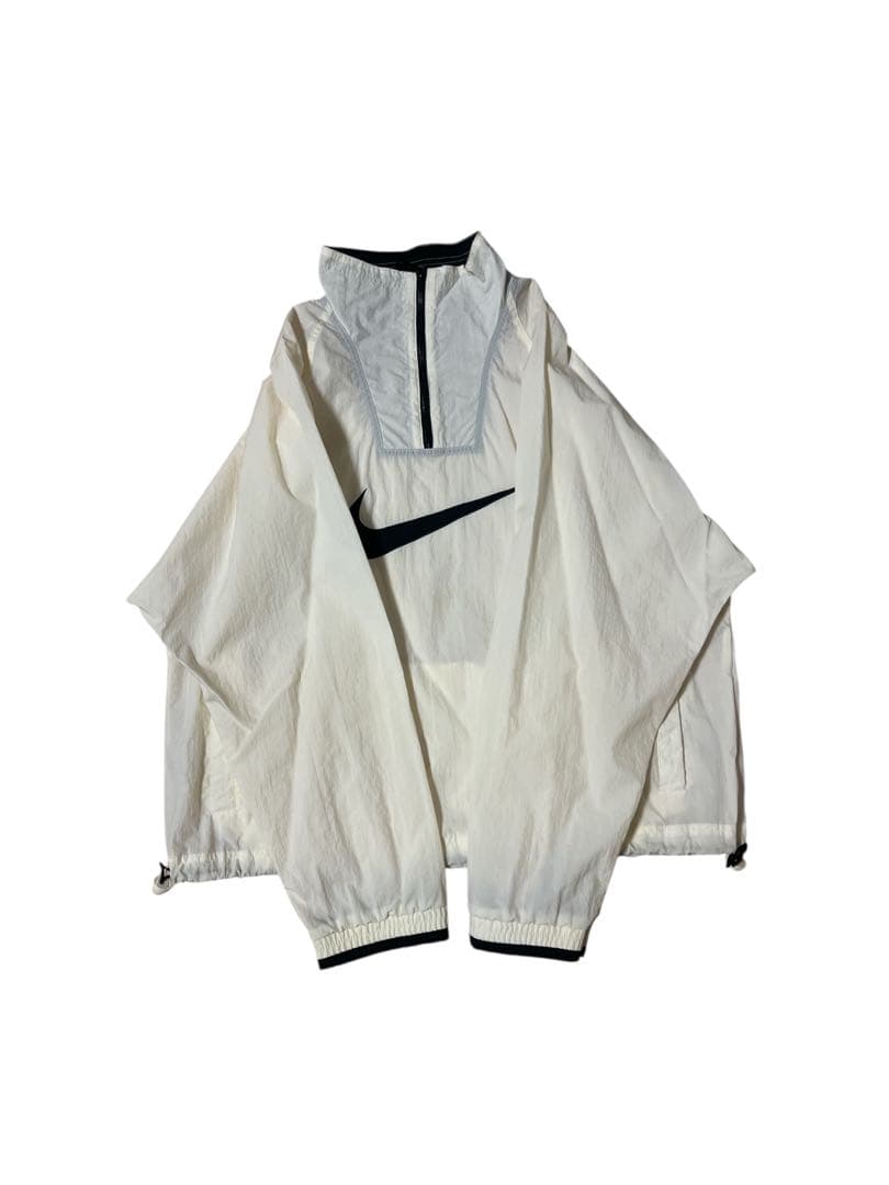 90年代〜00年代NIKE ナイキ ハーフジップ　刺繍 プルオーバー ジャケット