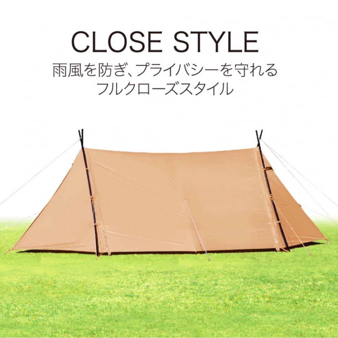 新品　イグニオ　シェルターテント　タープテント　キャンプ　アウトドア