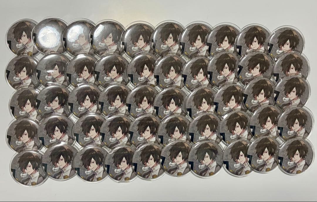 文豪ストレイドッグス　文スト　太宰治　缶バッジ　50個セット