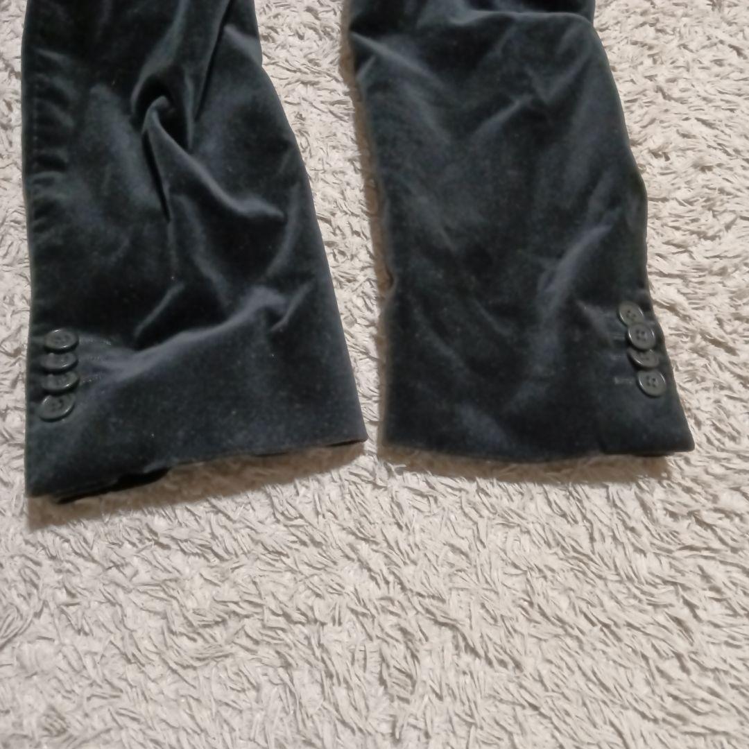 バーバリーブラックレーベル　L　ノバチェック　ベロアテーラードジャケット