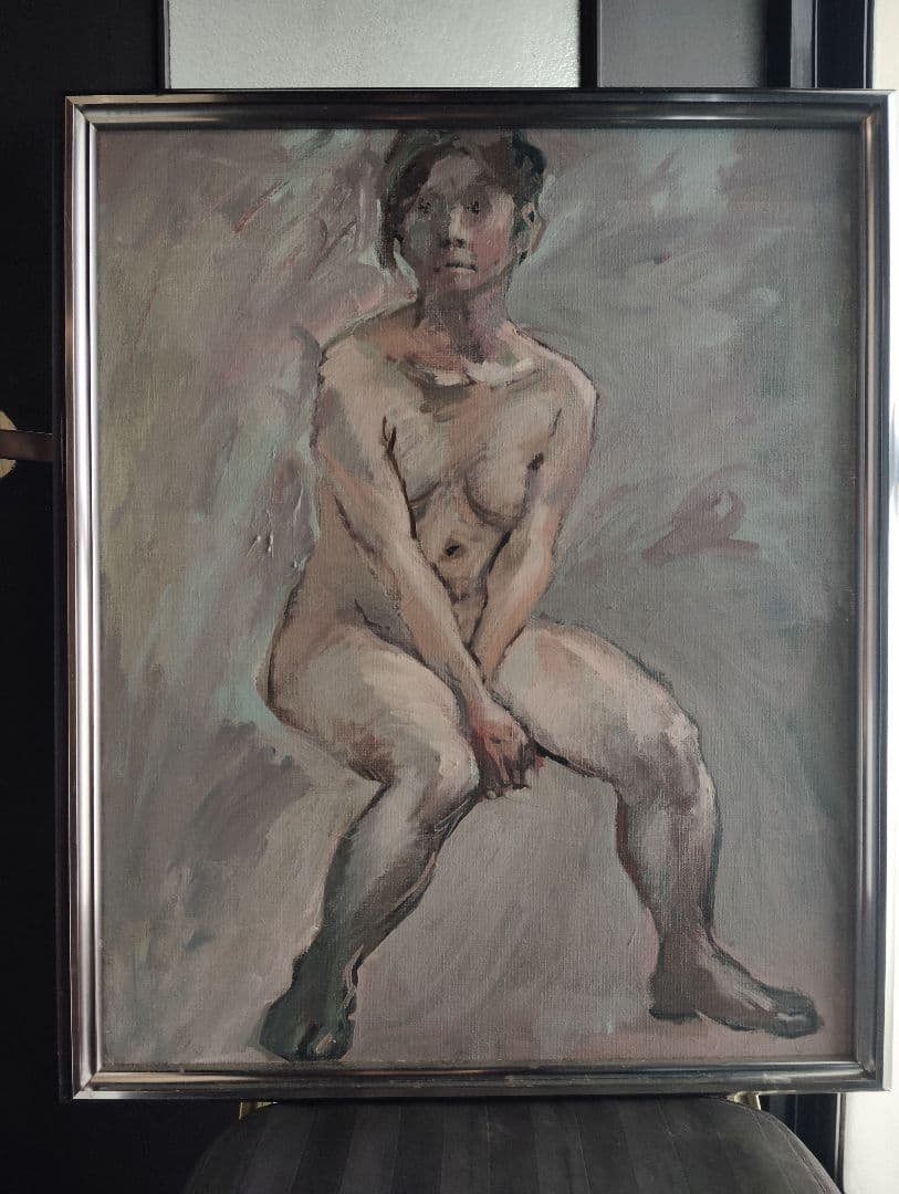裸婦　絵画　油絵