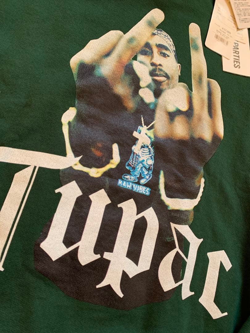 新品　希少　ワコマリア　2pac Tupac クルーネックスウェット　Lサイズ