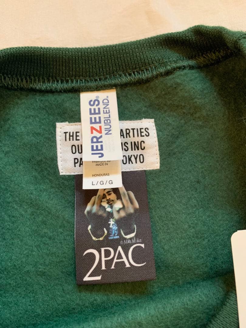 新品　希少　ワコマリア　2pac Tupac クルーネックスウェット　Lサイズ