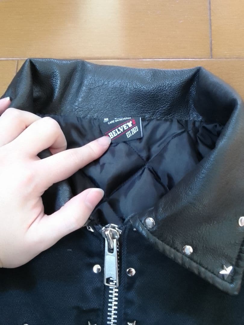 BELVET スタッズワークジャケット　希少