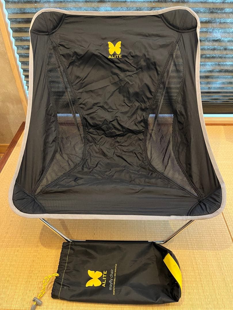 エーライト　メイフライチェア　ブラック