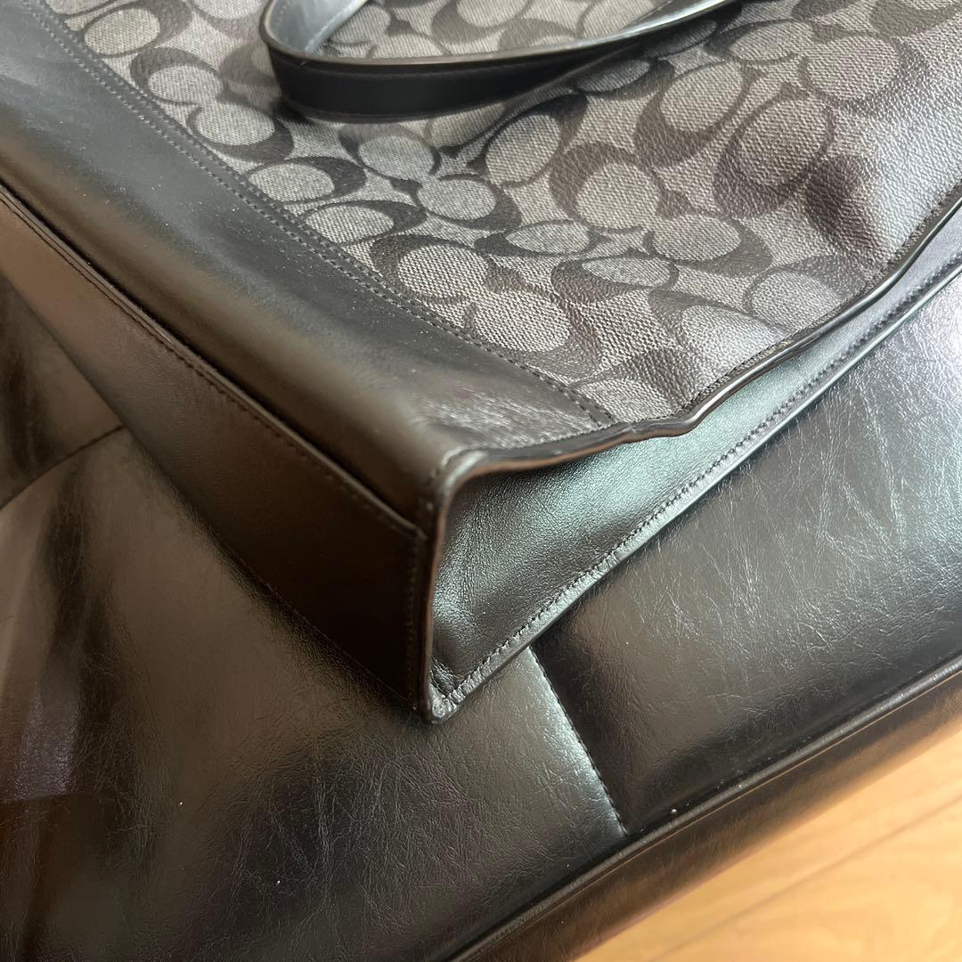 【極美品】COACH コーチ グラハム ストラクチャード ビジネス トートバッグ