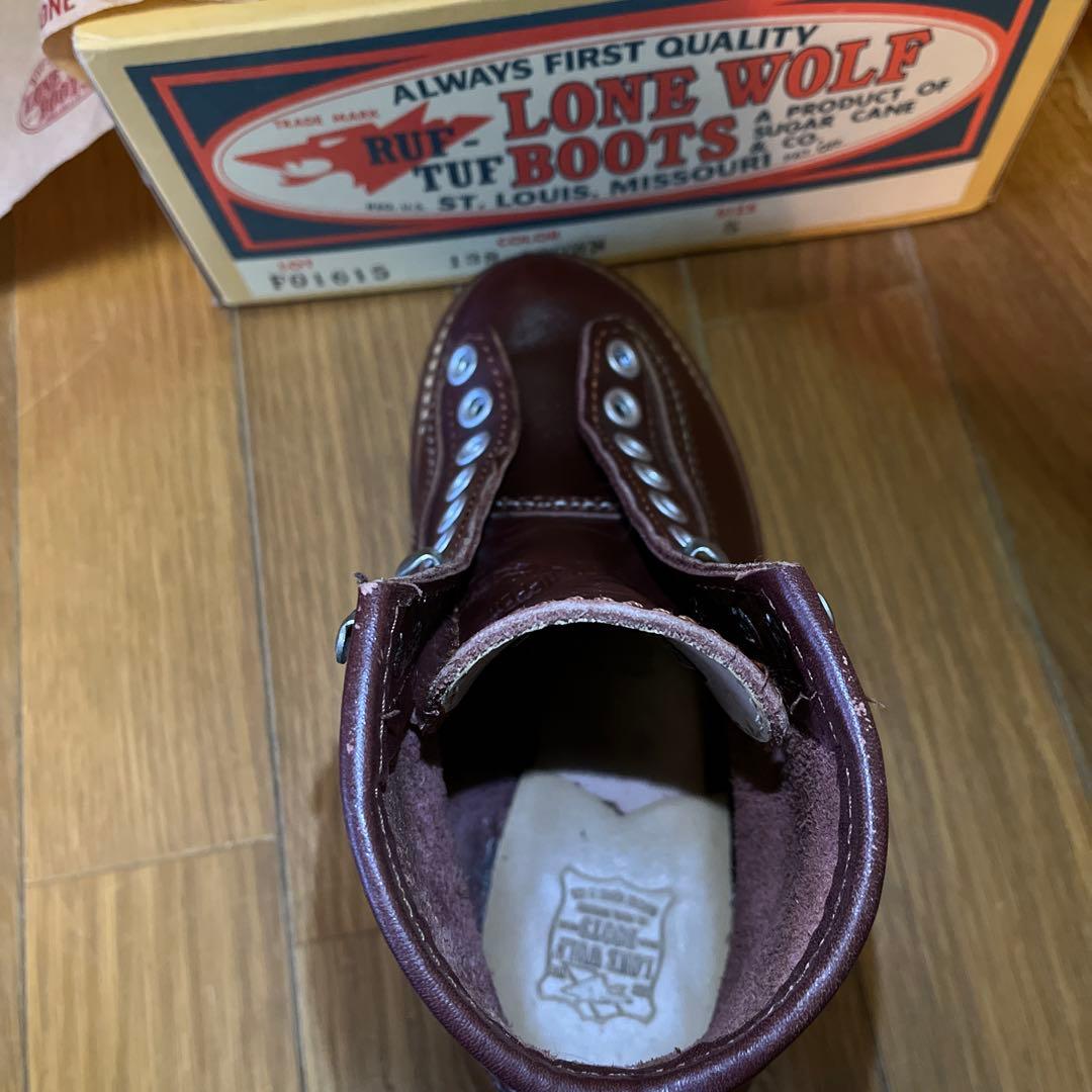 美品 希少サイズ LONE WOLF BOOTS カーペンター