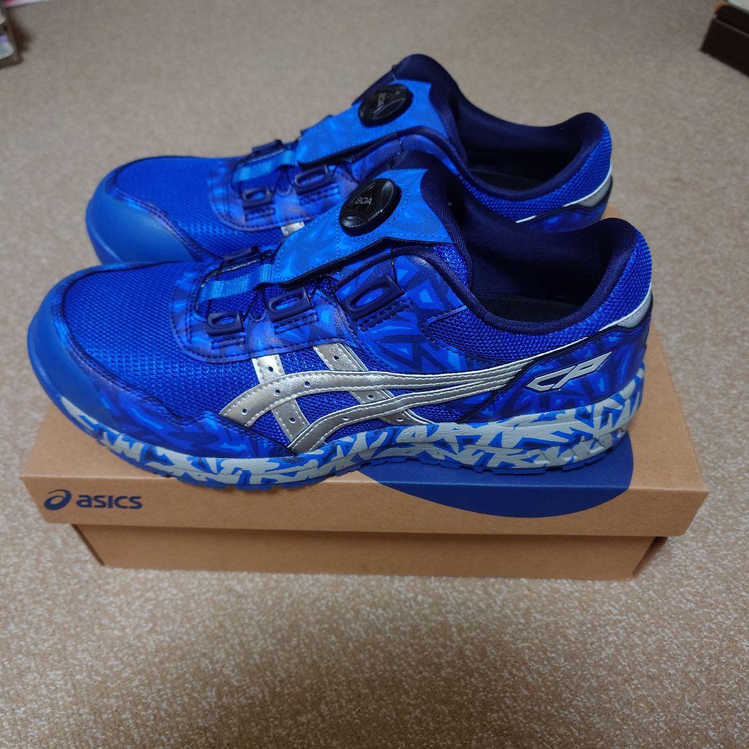 新品 限定 アシックス 安全靴 ウィンジョブ CP209 BLUE BOA