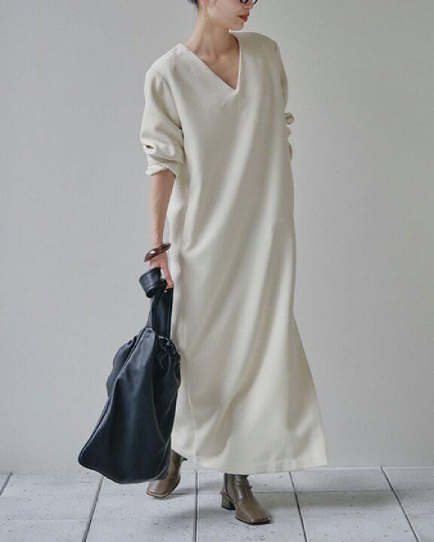 大幅値下げ中！todayful Vneck Slit Dress