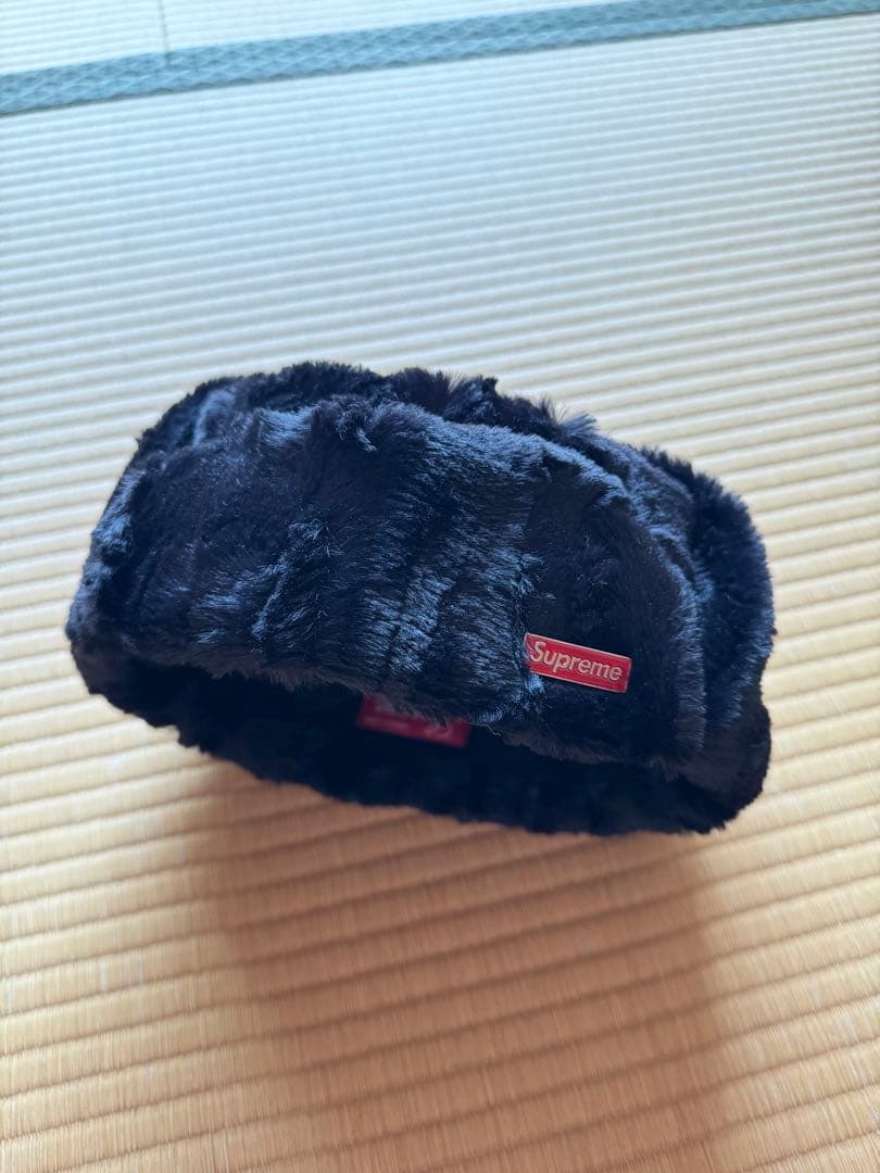 帽子 supreme Ushanka Hat black M/L