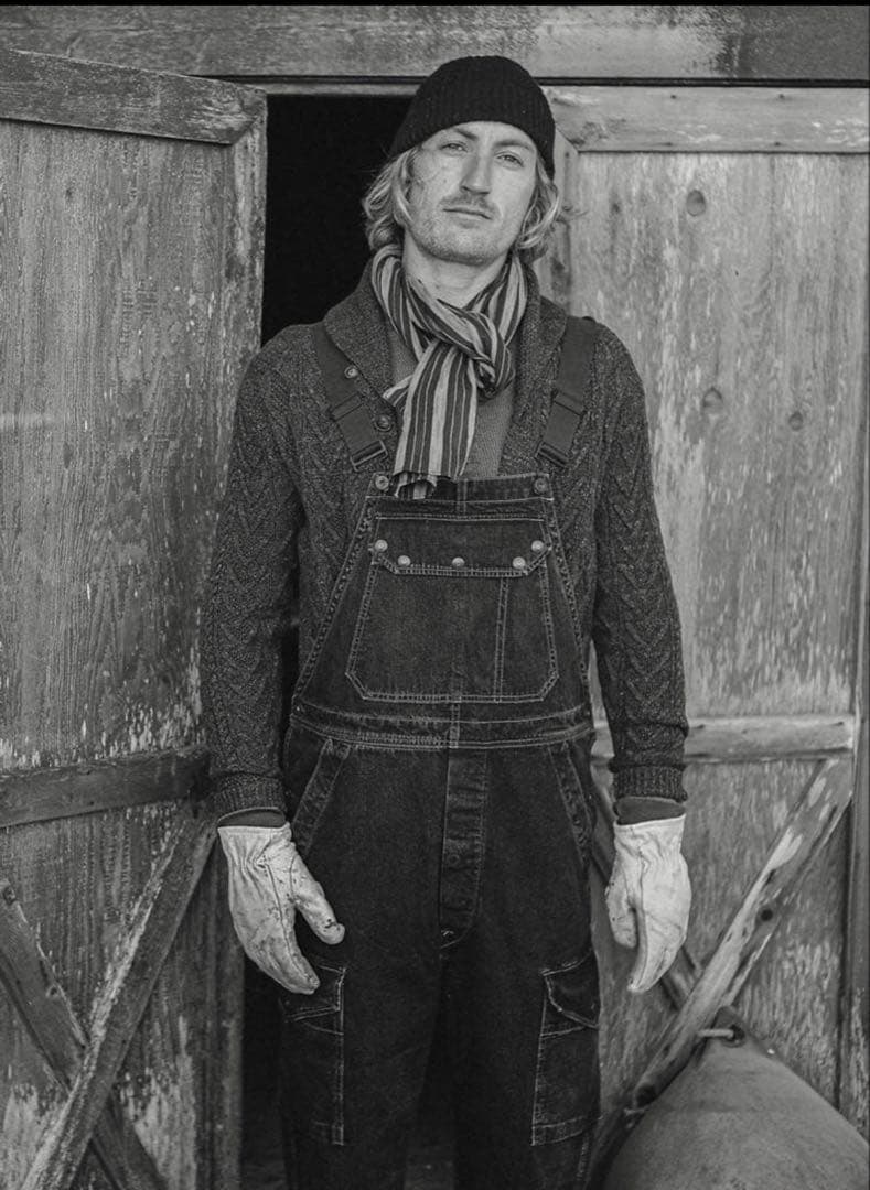 24FW RRL デニム カーゴ オーバーオール ダブルアールエル