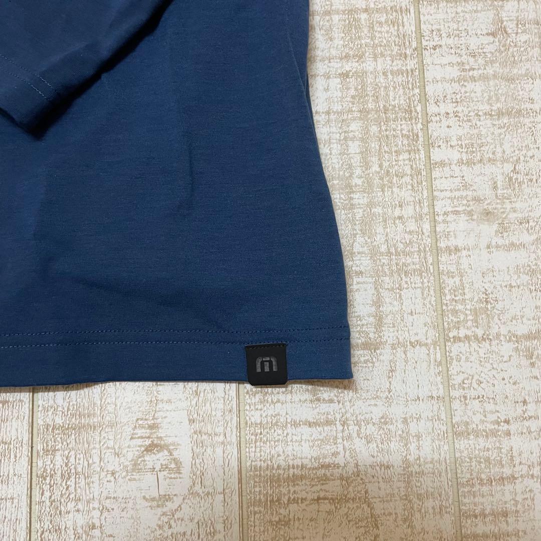 新品 キャロウェイ トラヴィスマシュー モック 胸ライン ネイビー XLサイズ