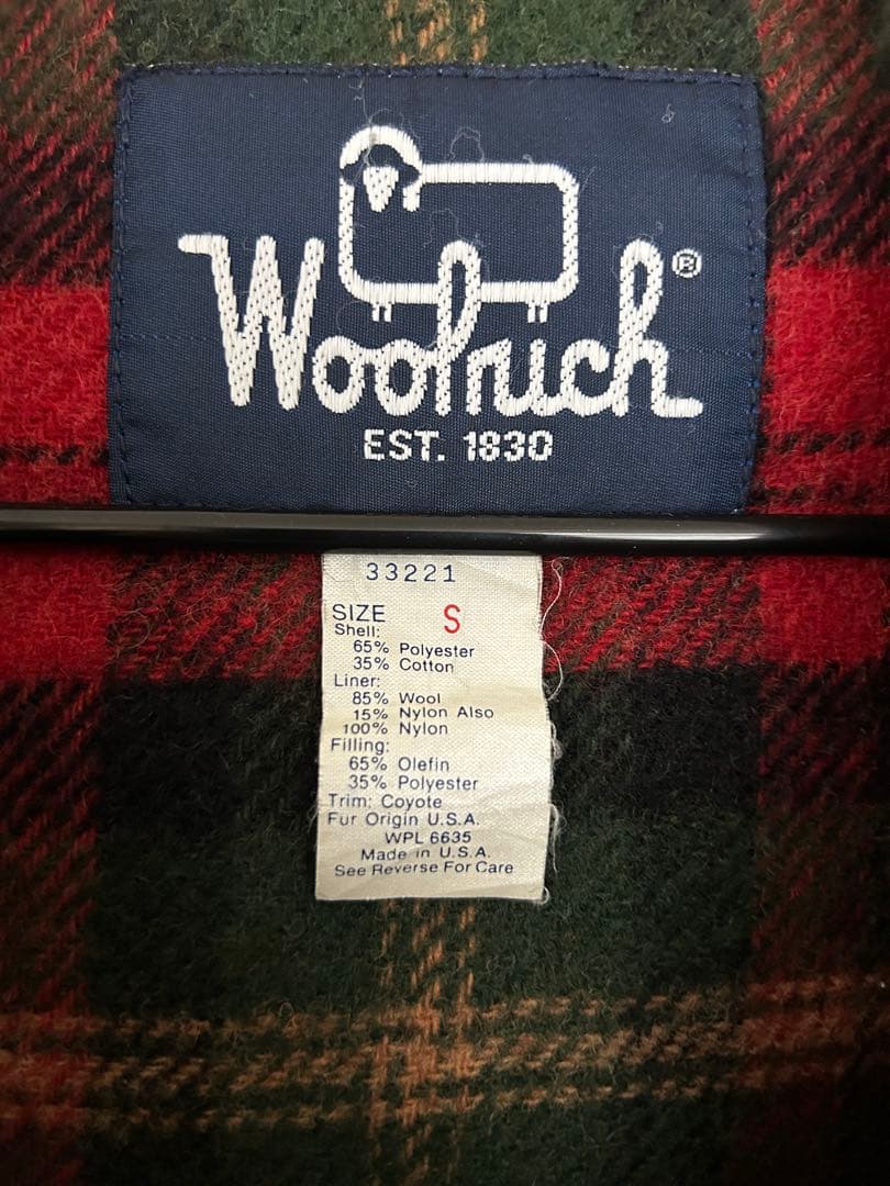 WOOLRICH ウールリッチ コヨーテ made in USA デッドストック