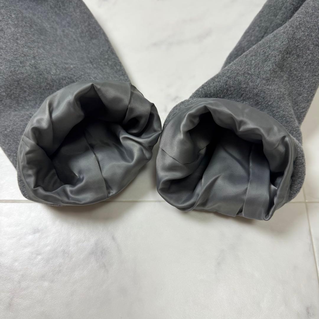 美品　Mystrada　ファー付　アンゴラ混　ロングコート　ベルト　グレー　M