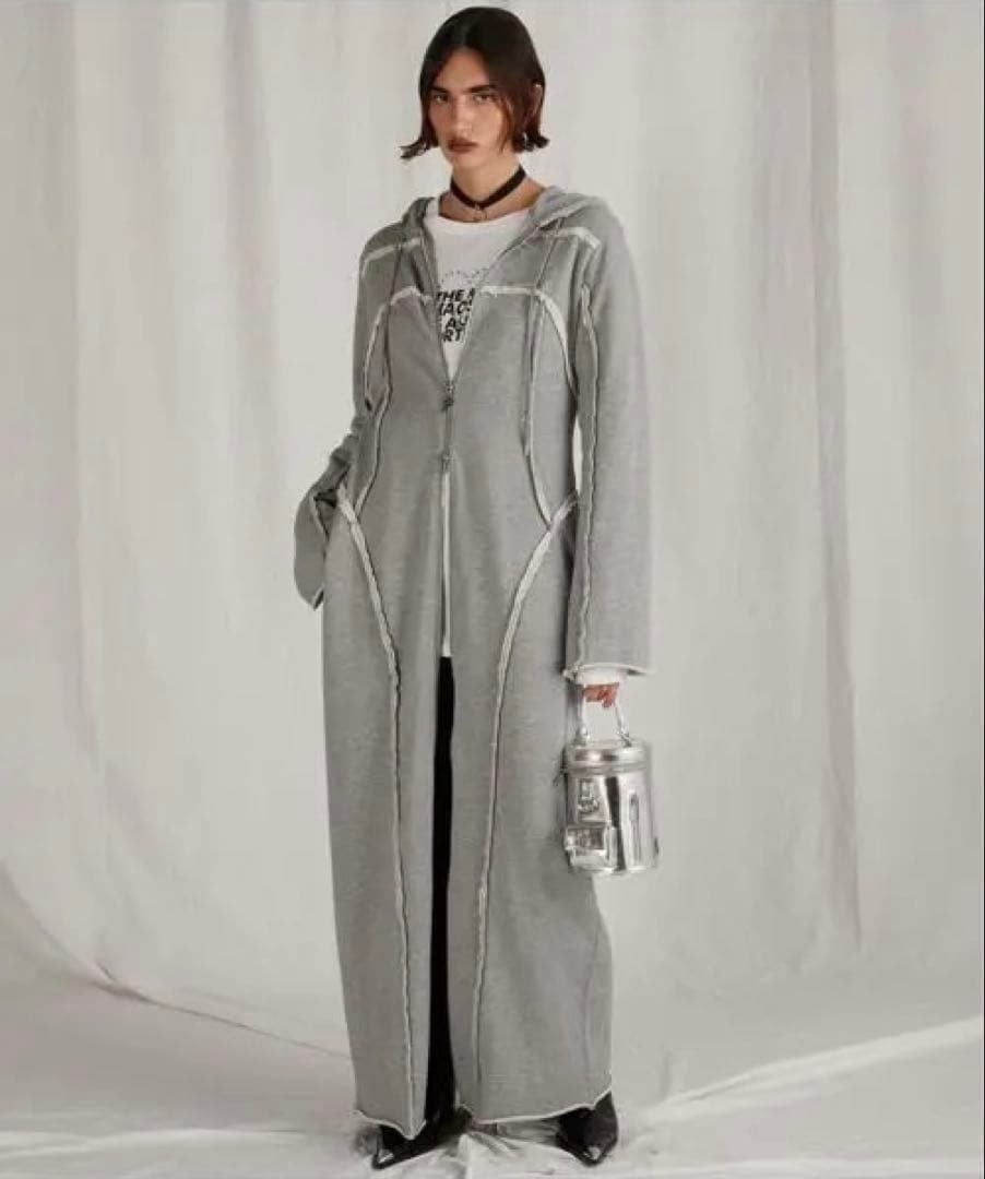 PRANK PROJECT ジップフードスウェットワンピース