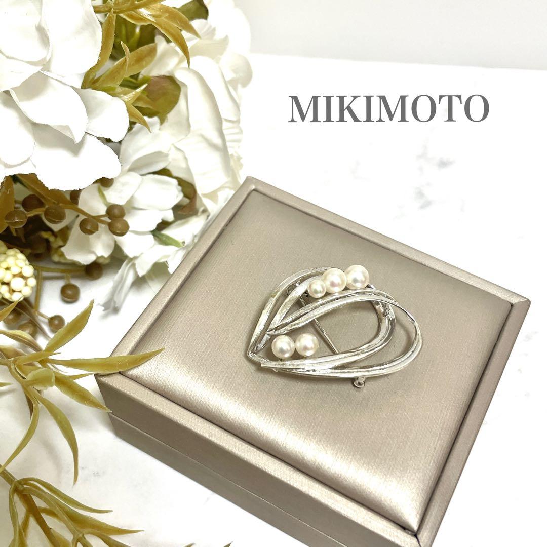 皇室御用達✨ミキモト アコヤ真珠 パール ブローチ コサージュ 箱つき