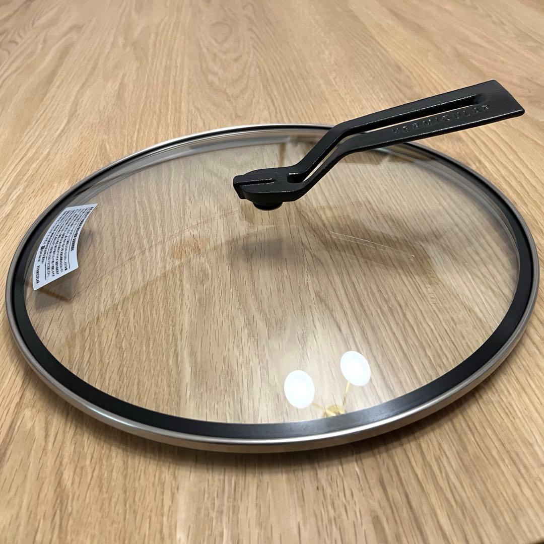 【VERMICULAR】バーミキュラ フライパン 浅型28cm & 専用ガラス蓋