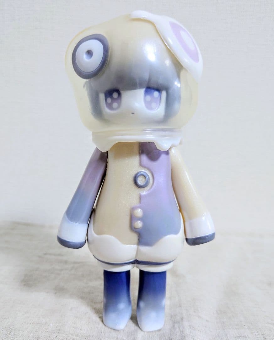 THREE WAX 宇宙カエル ユメミル 1/6計画別注 パールホワイトカラー