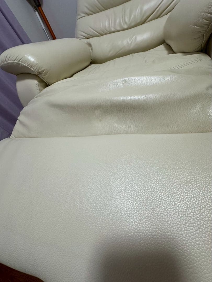 ニトリ製　1人掛け電動リクライニングソファ