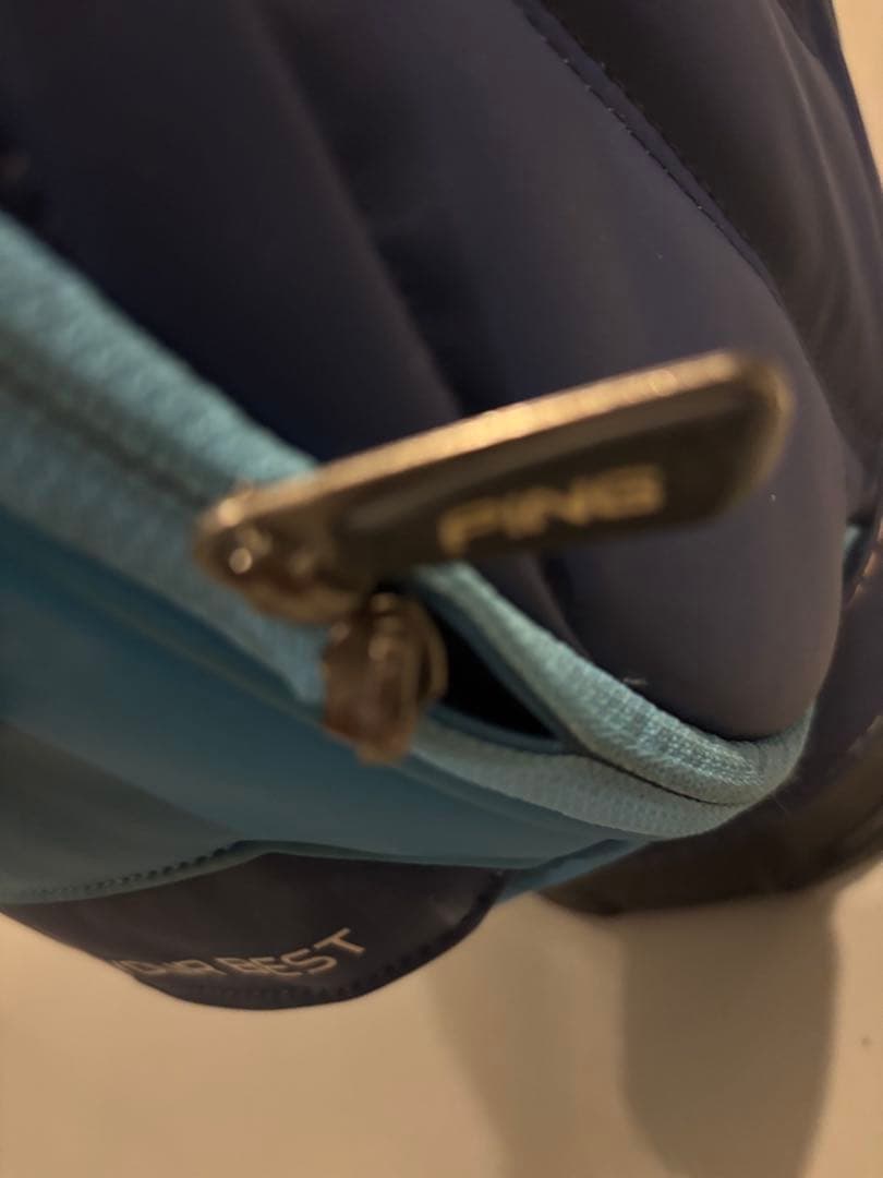 美品　PING GOLF CB-P191 キャディバッグ 青色9.5インチ