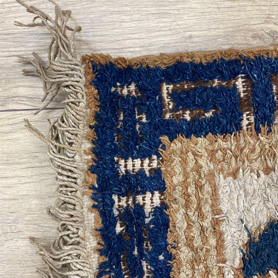 鍋島段通A 約173×93㎝　東さ7-1219③