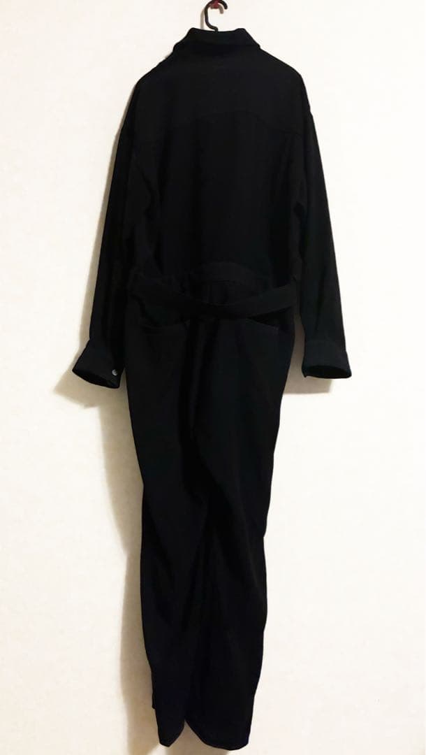 UNITED TOKYO ドレープジャンプスーツ オールインワン 黒