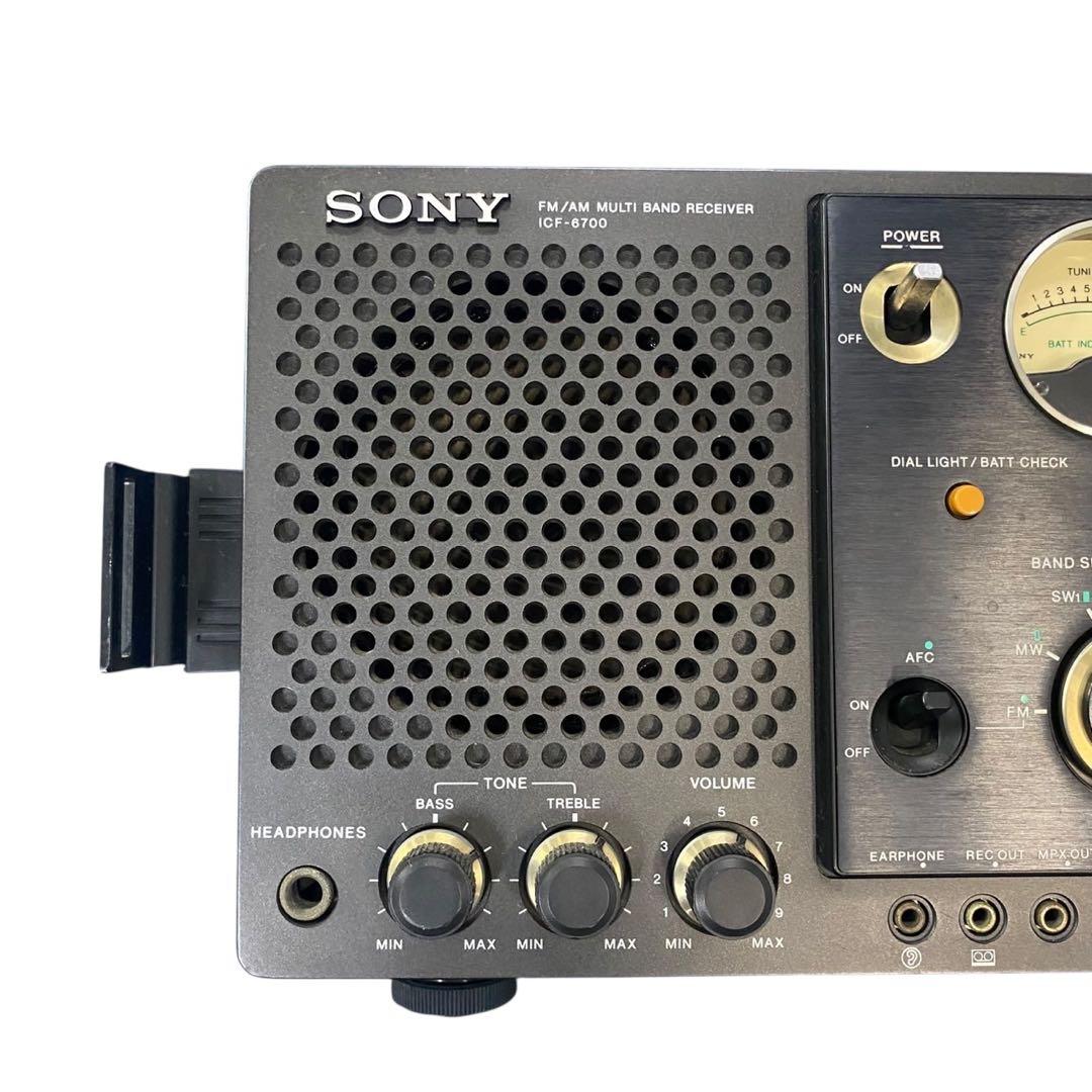 SONY AM/FMラジオ ICF-6700 動作品