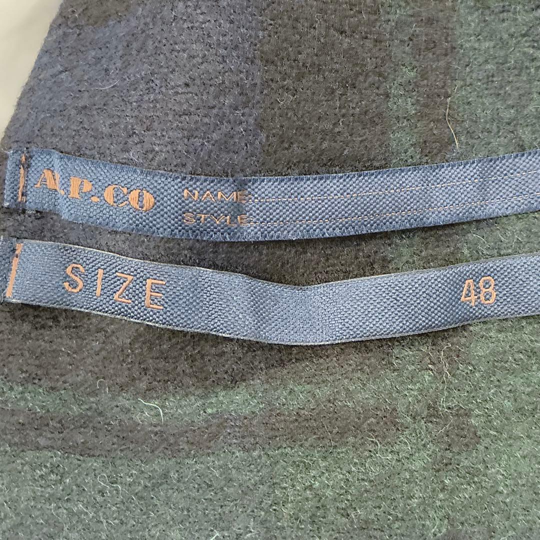 極美品】アティピコ イタリア製 テーラードジャケット 48 L ブラックウォッチ