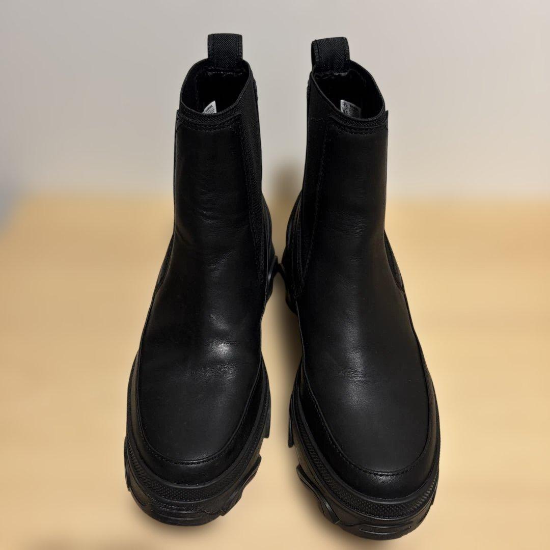 美品　SOREL サイドゴアブーツ ブラック　レインブーツ　チェルシーブーツ
